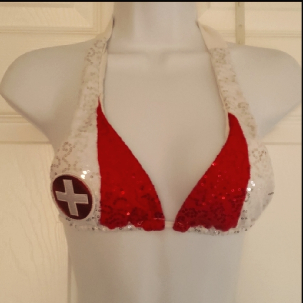 Pinkini nurse style top size medium